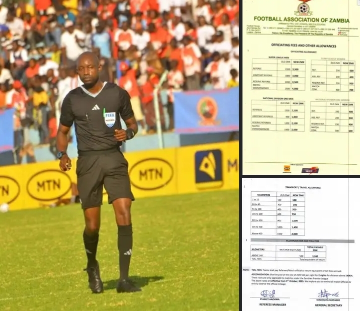 FAZ INCREASES MATCH OFFICIALS’ ALLOWANCES