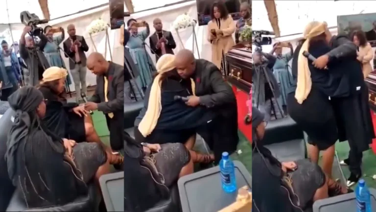 Pastor proposes to a widow at her deceased husband’s funeral