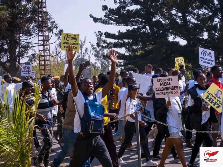 UNZA STUDENTS TO MATCH TO STATE HOUSE TO THANK PRESIDENT HICHILEMA