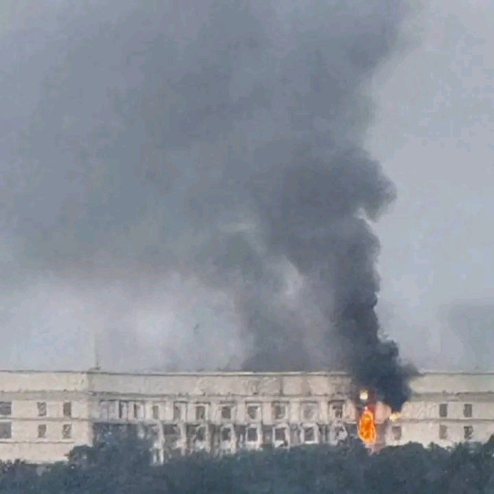 Russian overnight attack on Ukraine kills three, including infant, and sets government building ablaze