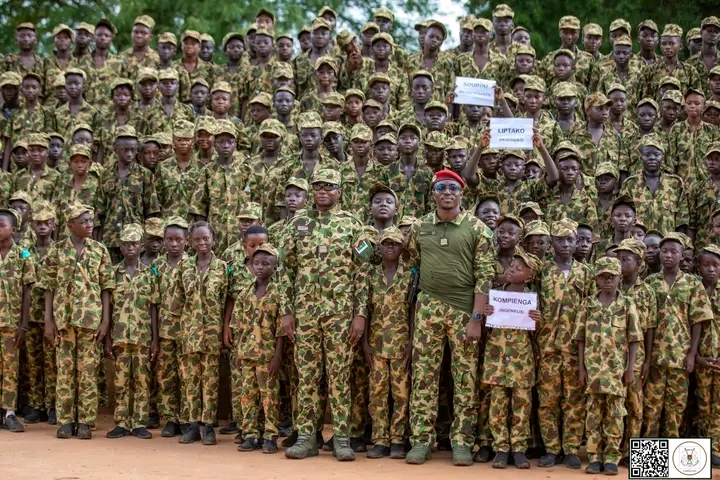 Burkina Faso has introduced compulsory military training for primary school students under the initiative “Catch Them Young