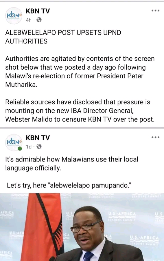 IBA Has No Authority Over Social Media: My Take on the KBN “Alebwelelapo” Post- Thandiwe Ketiš Ngoma