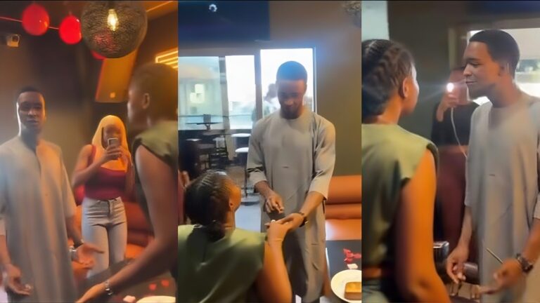 Lady turns down his boyfriend because he didn’t kneel to propose