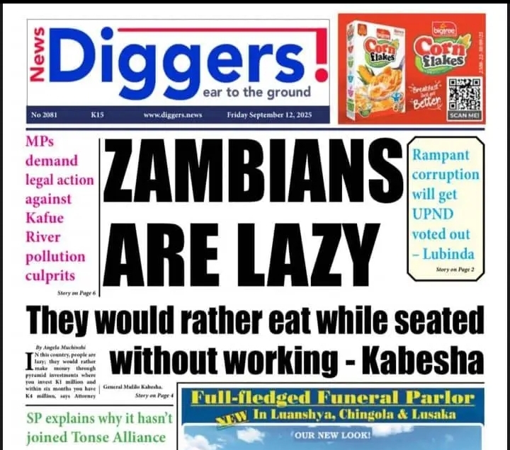 ATTORNEY GENERAL KABESHA MUST APOLOGISE TO ZAMBIANS