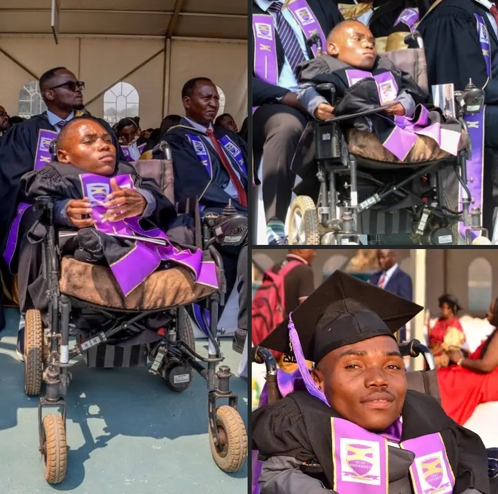 TURNING DREAMS INTO REALITY: PRINCE MUCHIMBA GRADUATES FROM ZCAS UNIVERSITY