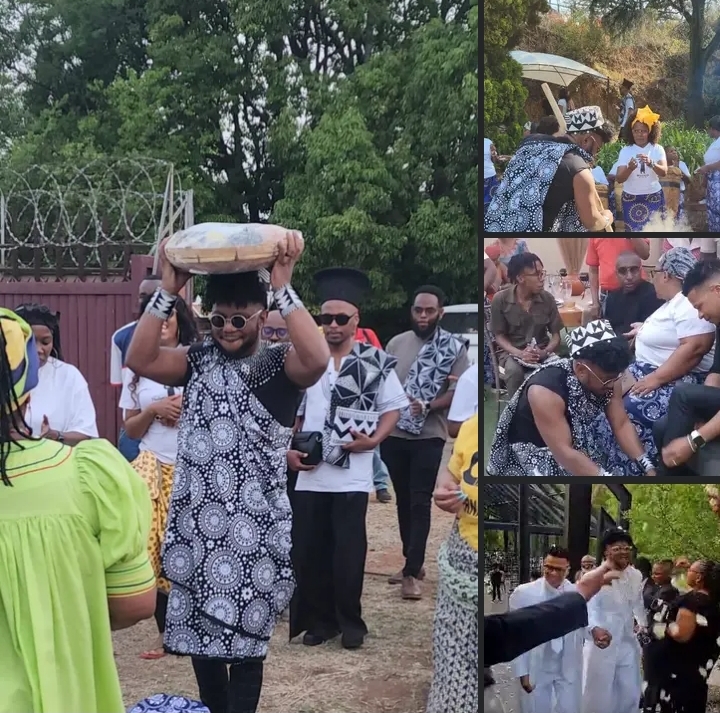 PICTURES: Zambian  hosted a Chilanga Mulilo for his South African gay partner