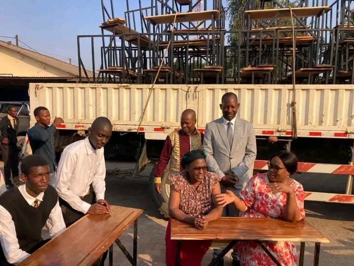 MPOSHA DELIVERS MORE DESKS, WARNS RIVALS: “DON’T PLAY COMEDY WITH EDUCATION”