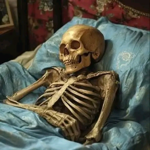 SKELETON WIDOW SAYS ‘GOD’ INSTRUCTED NOT TO TELL ANYONE