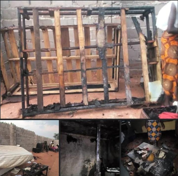 POLICE COUPLE LOSES PROPERTY IN SUNSET COMPOUND FIRE
