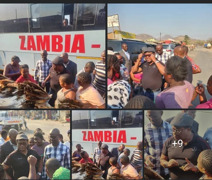 Presidential aspirant Brian Mundubile brought Lwangwa Market in Feira Constituency to a standstill