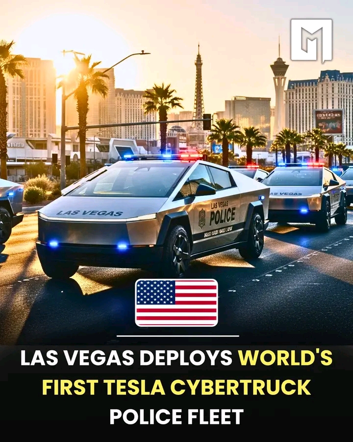 Las Vegas Rolls Out World’s First Tesla Cybertruck Police Fleet