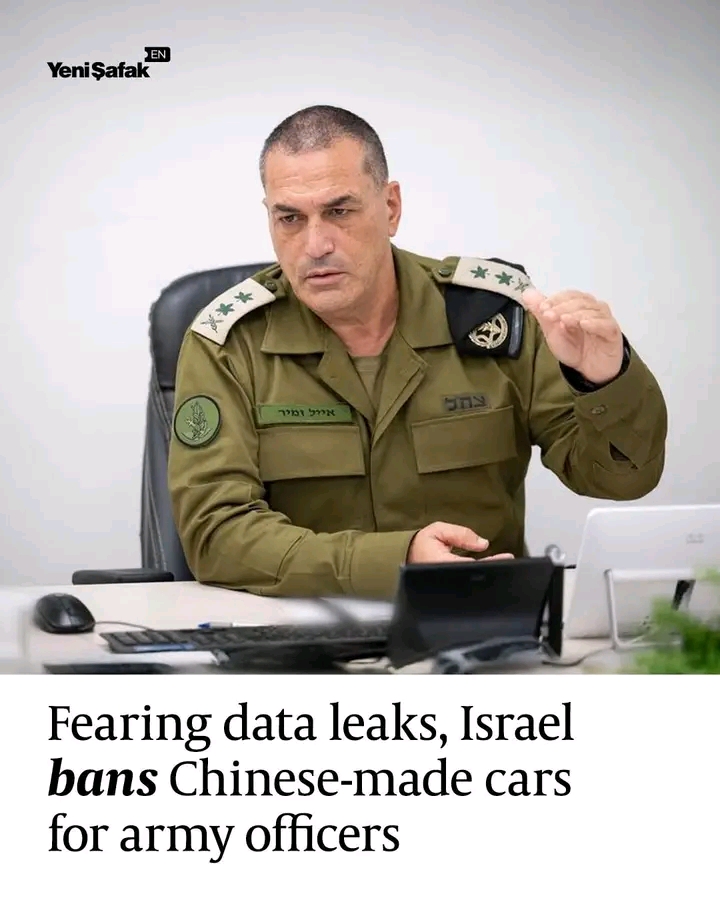 Israel bans Chinese made Vehicles for army officers