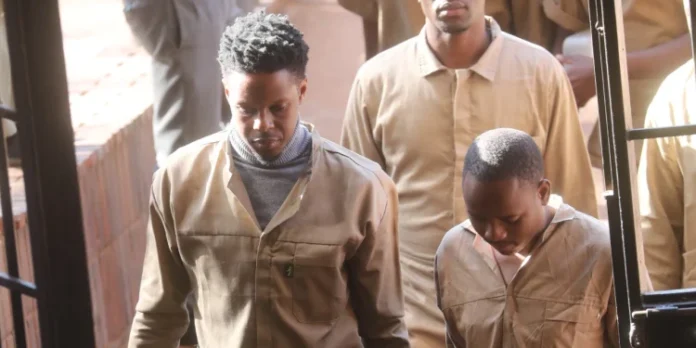 Robert-Mugabe-Junior-Junior-Handcuffed-Wearing-Khakhis-Remand-Prison-Daily-News