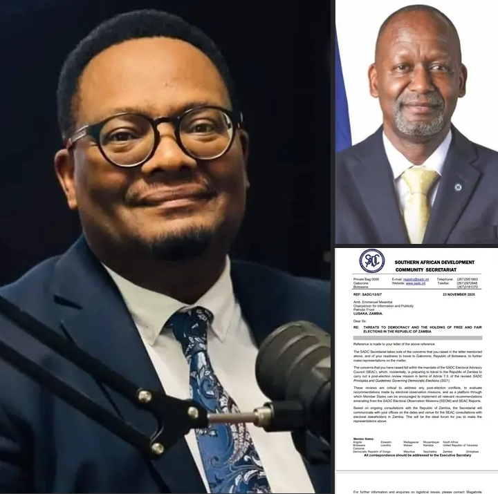 SADC TO TRAVEL TO ZAMBIA TO INVESTIGATE COMPLAINTS OF THREATS TO DEMOCRACY AND THREATS TO HOLDING OF CREDIBLE, FREE AND FAIR ELECTIONS IN THE REPUBLIC OF ZAMBIA IN 2026