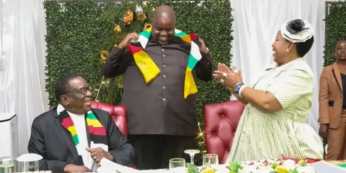 Wicknell-Chivayo-President-Mnangagwa-Scarf-Auction