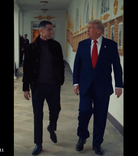 White House shares video of Trump and Cristiano Ronaldo casually having a conversation