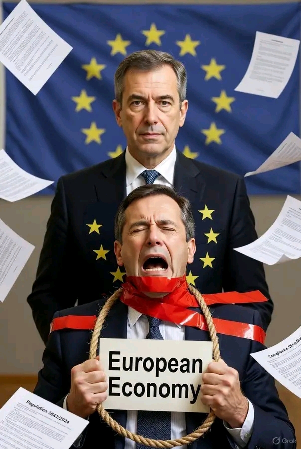 HOW EU BUREAUCRACY IS SLOWLY STRANGLING EUROPE’S ECONOMY TO DEATH