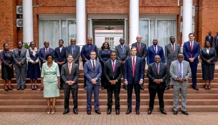 HICHILEMA MEETS UNITED STATES DELEGATION