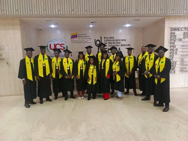 Fred M’membe’s sponsored&nbsp; 17 Medical doctors graduating today in Caracas, Venezuela