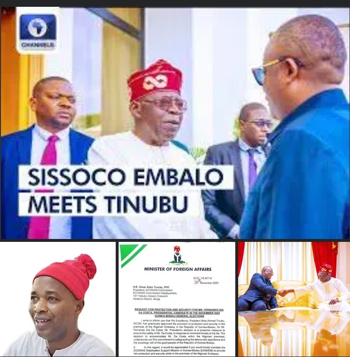 Nigerian President Tinubu Orders for Protection of Guinea Bissau’s opposition candidate