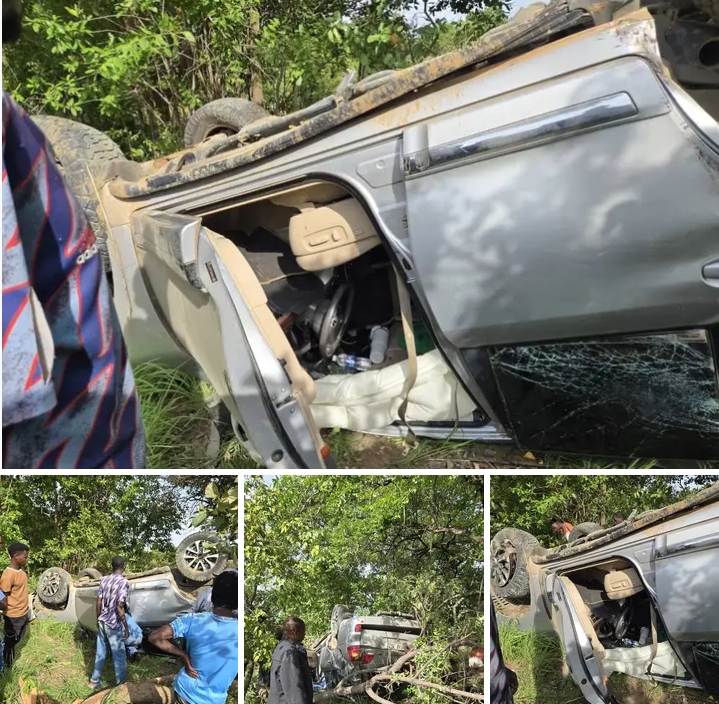 MAKEBI ZULU IN TRAFFIC ACCIDENT…Vehicle Overturn