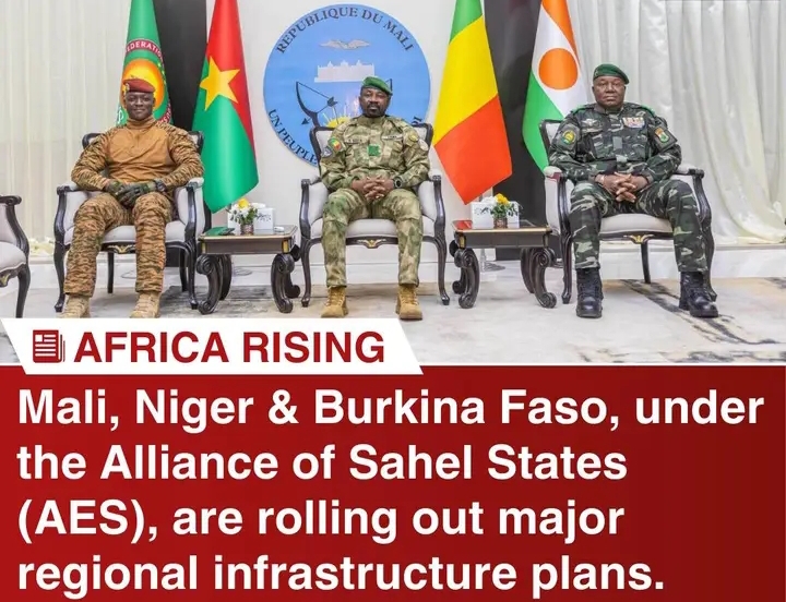 Major infrastructure projects are actively planned—and already underway—across the Sahel under the Alliance of Sahel States (AES), comprising Mali, Niger, and Burkina Faso.