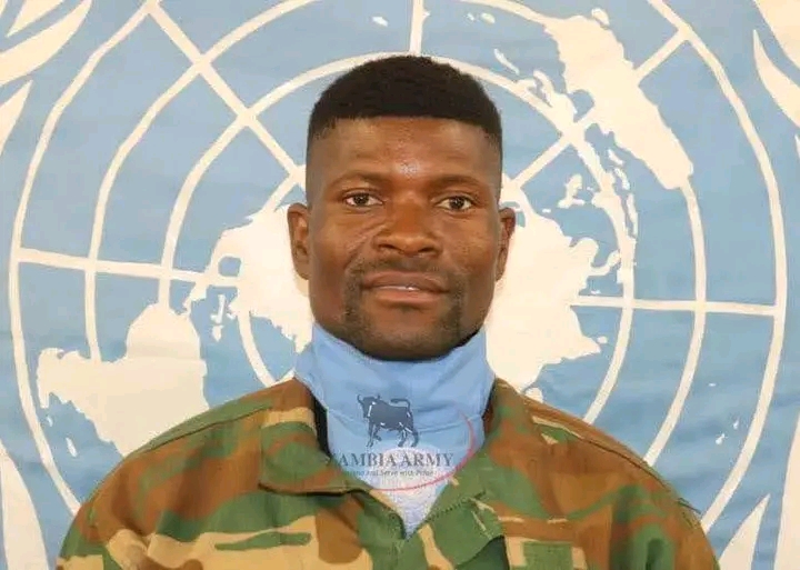 ZAMBIA MOURNS FALLEN SOLDIER IN UNITED NATIONS MISSION