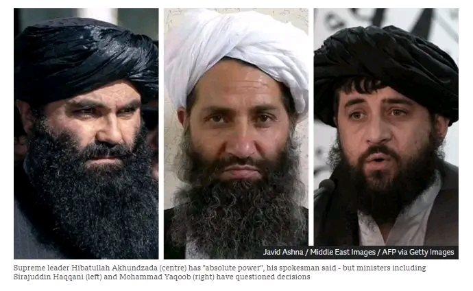 BBC investigation reveals an unusual power struggle within the Taliban, pitting hardliners in Kandahar against more pragmatic leaders in Kabul.