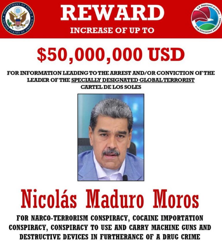 Trump says he partially deserves $50M reward for capture of Venezuelan president