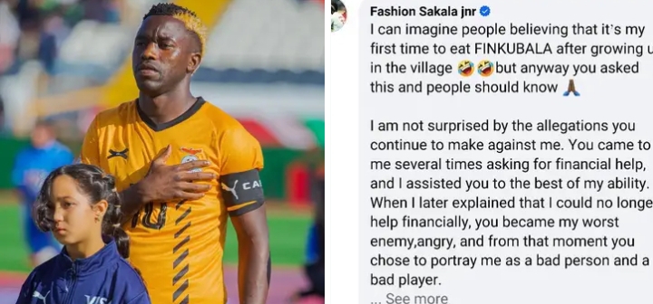 FASHION SAKALA SLAMS MULENGA AS ‘BITTER’ AFTER BIZARRE CATERPILLAR PRE-MATCH ALLEGATIONS