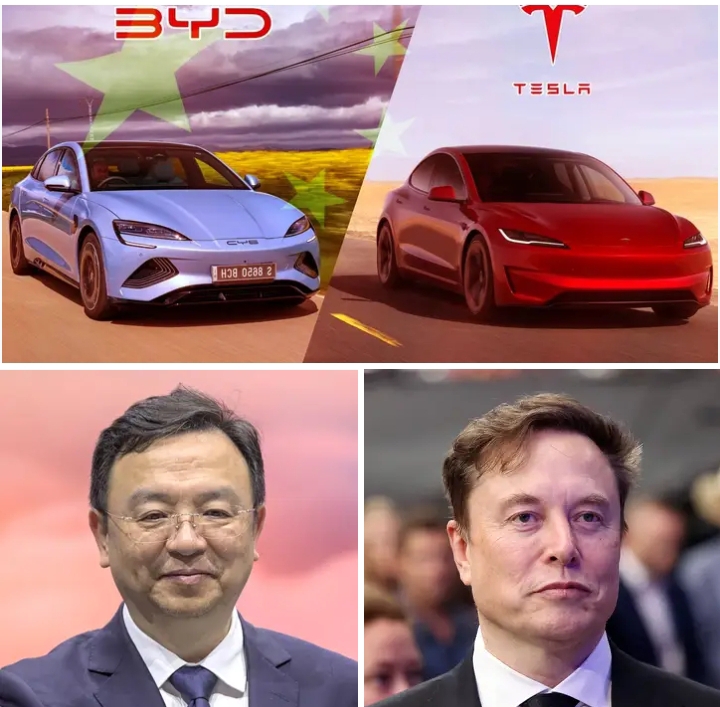 China’s BYD Is About to Overtake Tesla for the First Time Globally