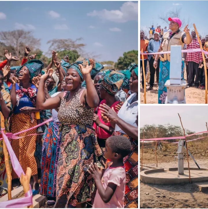 FEMALE ZAMBIAN PILOT DONATES 14 BOREHOLES IN CHASEFU DISTRICT