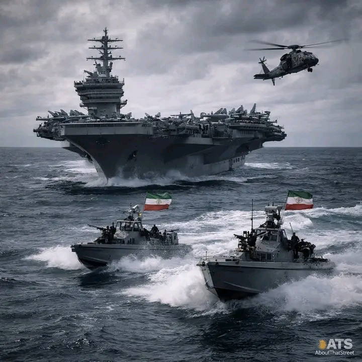 3 Iranian Warships Try to Confront a U.S. Carrier