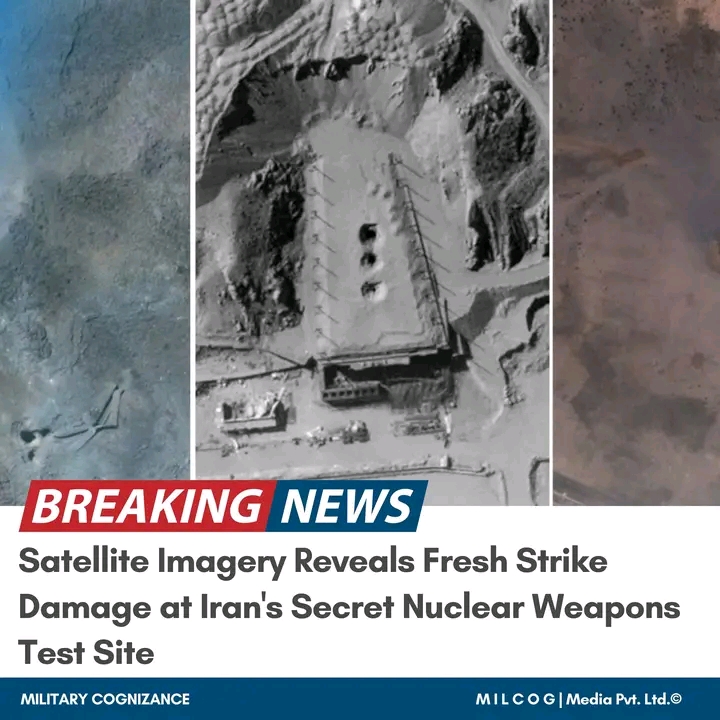 Satellite Imagery Reveals Fresh Strike Damage at Iran’s Secret Nuclear Weapons Test Site