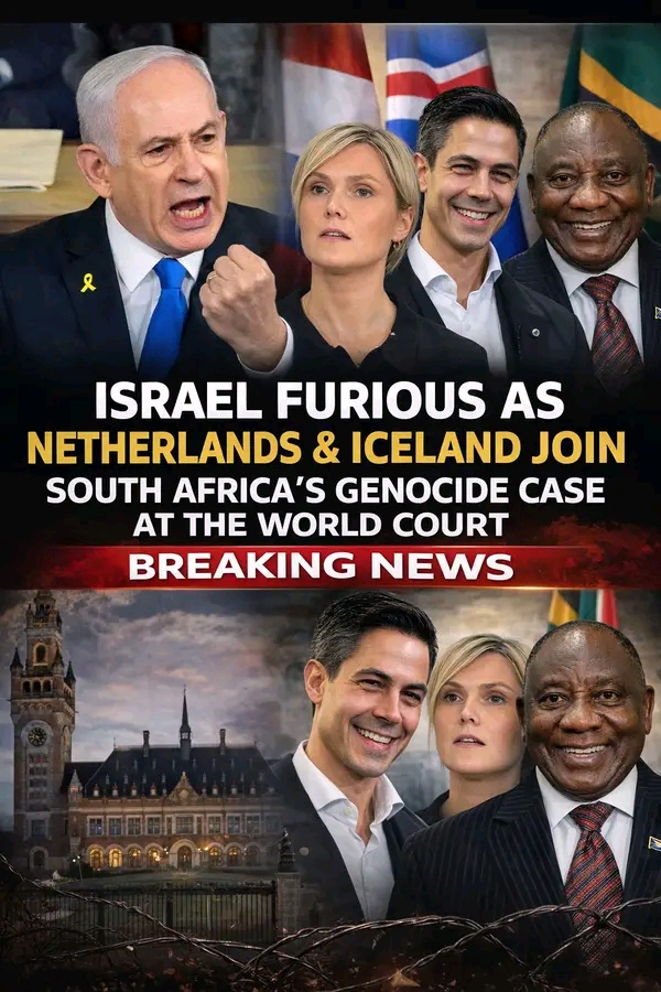 ISRAEL FURIOUS AS MORE EUROPEAN COUNTRIES JOIN SOUTH AFRICA AT THE WORLD COURT — NETHERLANDS AND ICELAND NOW STEP IN TO BACK THE GENOCIDE CASE OVER THE WAR IN GAZA