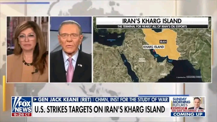 Retired Gen. Jack Keane: Seizing Kharg Island Would Be Checkmate for Iran’s Regime