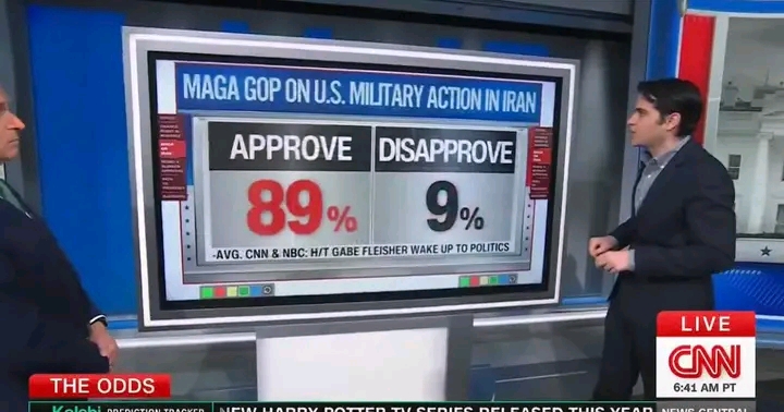 MAGA Base Stands Rock Solid Behind Trump’s Iran Strikes: 89% Approval