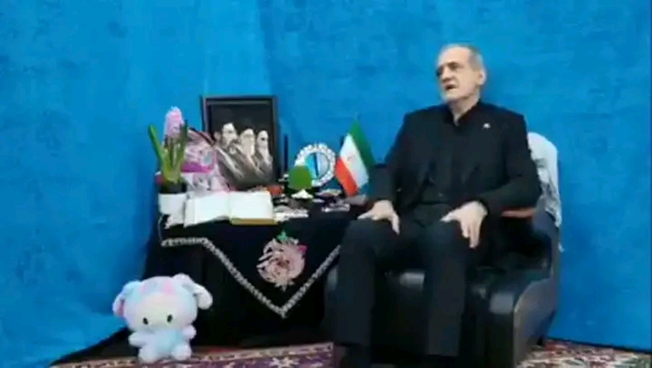 Iranian President Pezeshkian Delivers Nowruz Address from Makeshift Basement Hideout