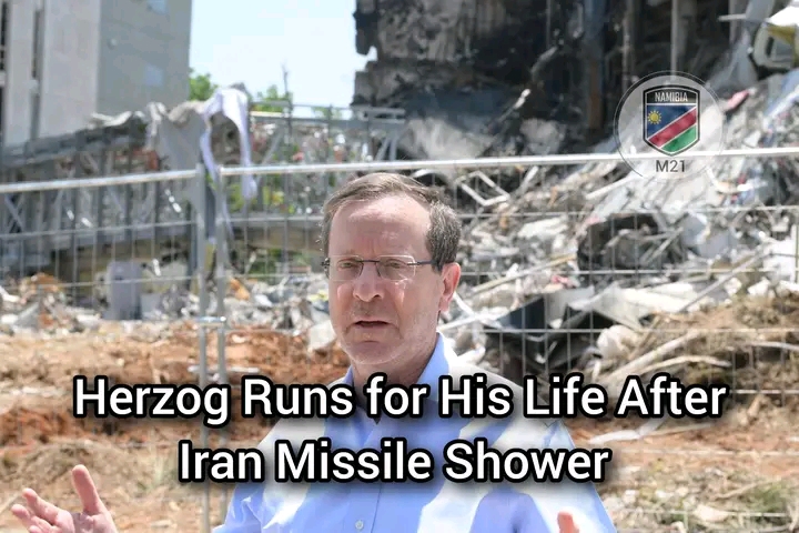 Israeli President Forced to Take Cover During Missile Attack