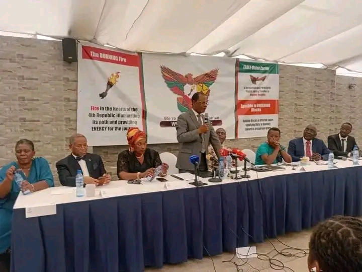 THE ZAMBIA WE WANT PARTY FIRES ITS NEWLY ELECTED PRESIDENT KAPEMBWA SIMBAO, SG MUHABI LUNGU AND CHAIRPERSON AUXILIA PONGA