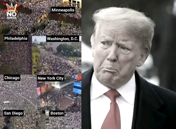 Trump is HUMILIATED as MASSIVE “No Kings” protests sweep America, with millions taking to the streets to reject his authoritarian agenda!