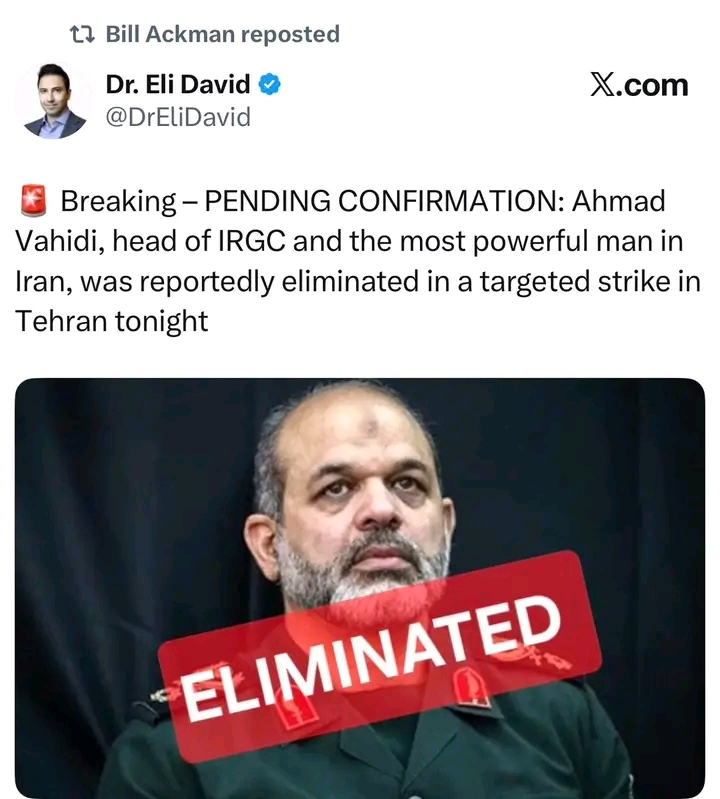 Israel Takes Out Iran’s Top Terror Boss in Tehran Strike