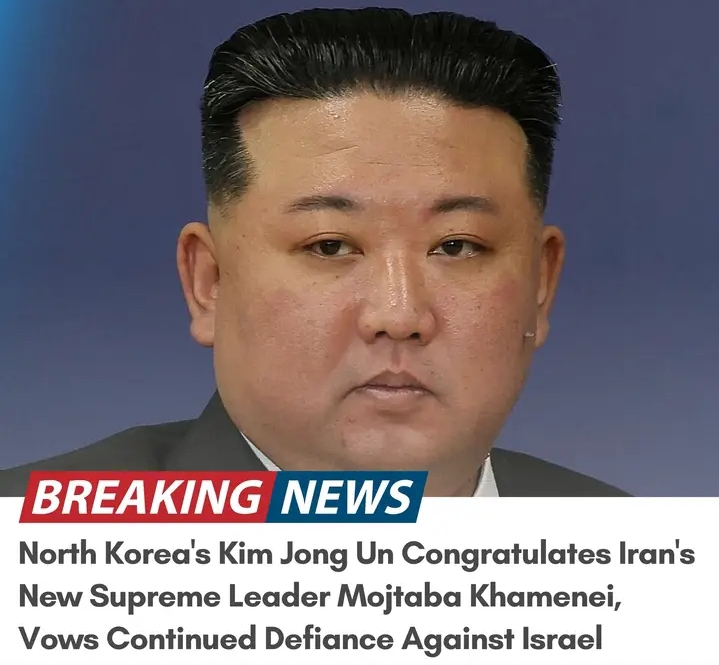 North Korea’s Kim Jong Un Congratulates Iran’s New Supreme Leader Mojtaba Khamenei, Vows Continued Defiance Against Israel