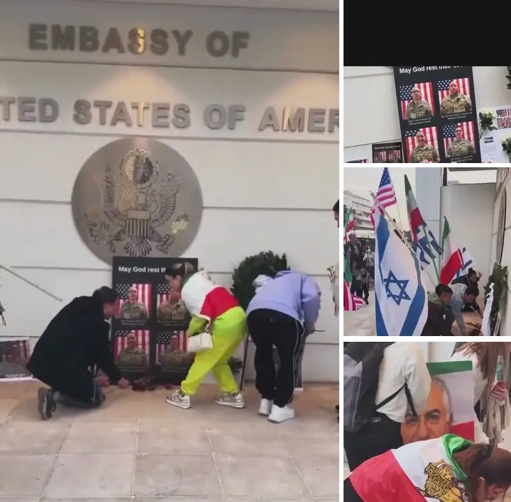 Iranian Exiles Honor Fallen American Heroes in Greece