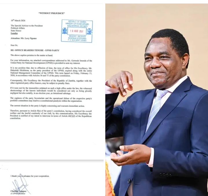 UPND Doesn’t have a President Now-UPND Member Charles Longwe