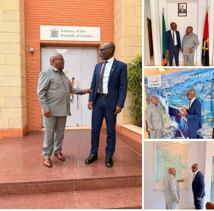 NAMBIA’S AMBASSADOR TO ANGOLA VISITS THE ZAMBIAN EMBASSY