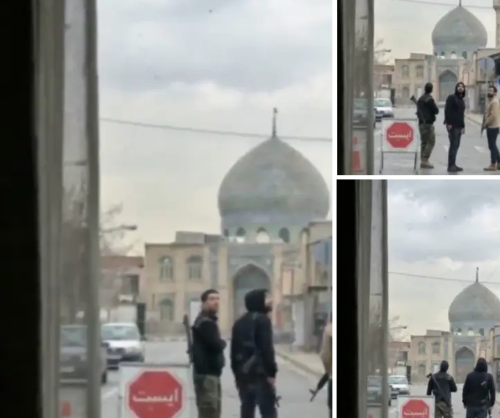 Basij&nbsp; paramilitary members in Tehran Scramble in Fear as Israeli Drones Turn the Tables