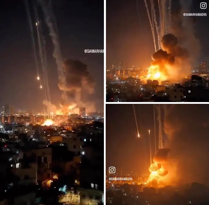 Iran Unleashes Massive Missile Barrage on Israel – Iron Dome Overwhelmed in Nighttime Assault