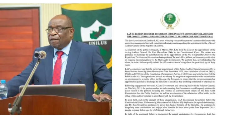 LAZ takes back to Constitutional Court matter of&nbsp; Auditor General