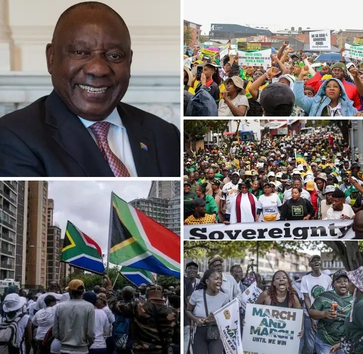 SOUTH AFRICA MARCHES TO KICK OUT AFRICANS